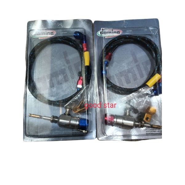 Stut Kopling Hidrolik Nissin + Selang Universal R15,Vixion,Cbr150r,Gsx,Ninja,R25 &amp; Motor Lain Nya