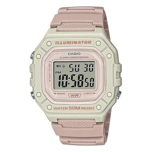 Jam Tangan Pria &amp; Wanita Casio Unisex Digital Original casio W-218HC-2AVDF/ W-218HC-4AVDF/ W-218HC-4A2VDF/ W-218HC-8AVDF