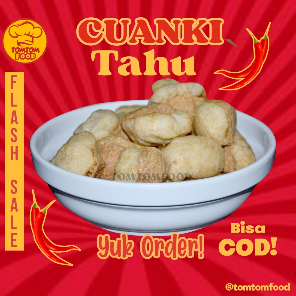 

Cuankie Tahu Renyah Gurih Termantap isi 12 pcs