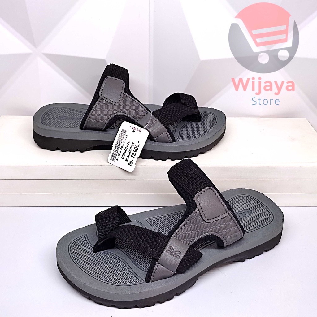 Carvil Gibson Sandal Anak Cowok Sendal Gunung Jepit Jempol Outdoor Anak Laki-Laki Original Carvil Berkualitas