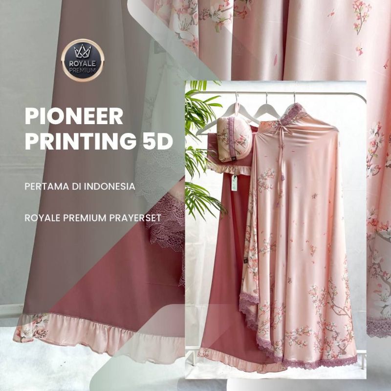 MUKENA ROYALE PREMIUM ZARA SERIES BLUSH