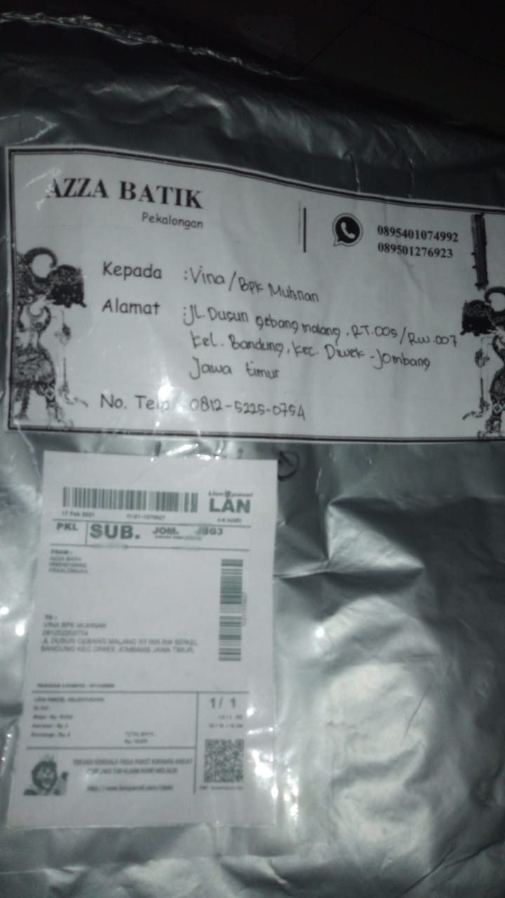 Tunik Batik Wanita Lengan Panjang | Baju Batik Atasan Wanita | Seragaman Batik Pekalongan