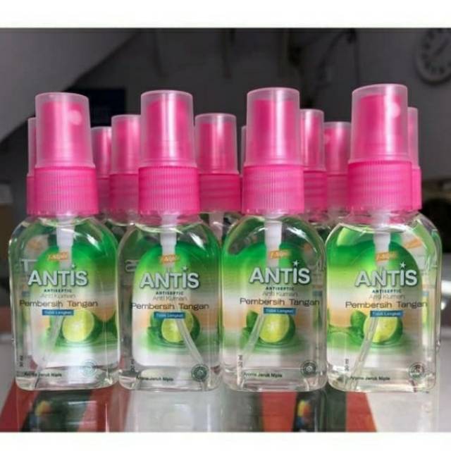 Antis botol spray jeruk nipis Hand sanitizer 30ml