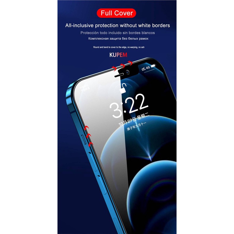 21D Hydrogel Film Screen Protector 11Pro Max For iPhone 11 12 Pro Max Mini  7 8 Plus X XS Max XR SE 2020