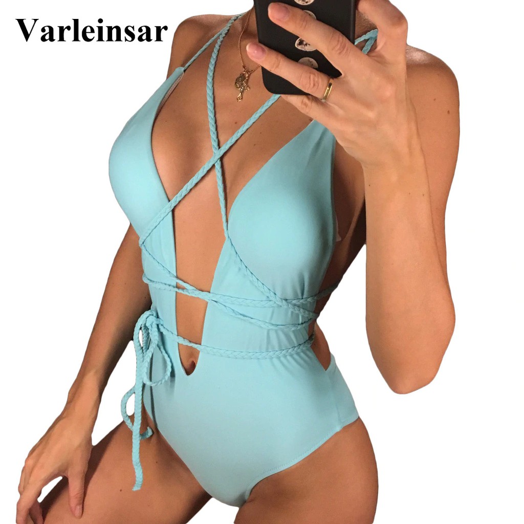 wrap around one piece bathing suit