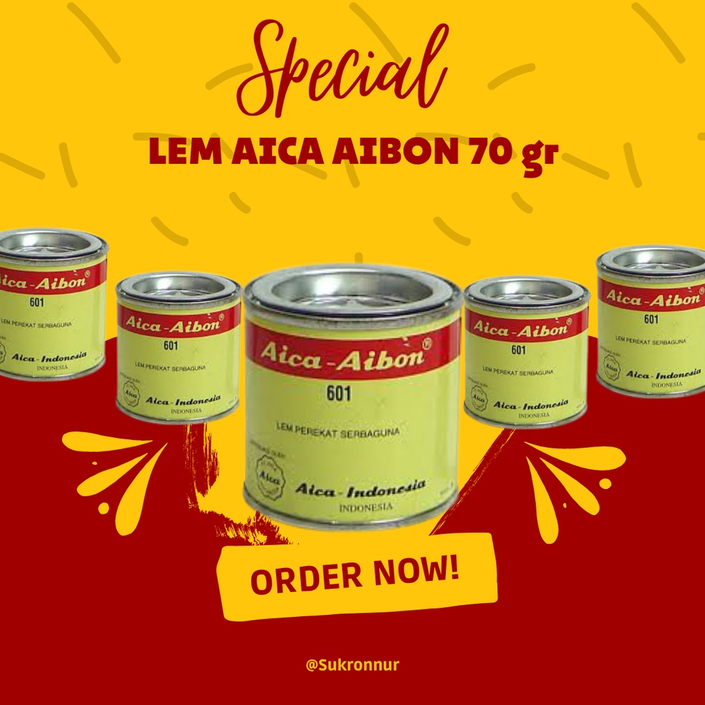 

Lem Aica Aibon Lem Kuning Perekat Serbaguna Lem Serbaguna