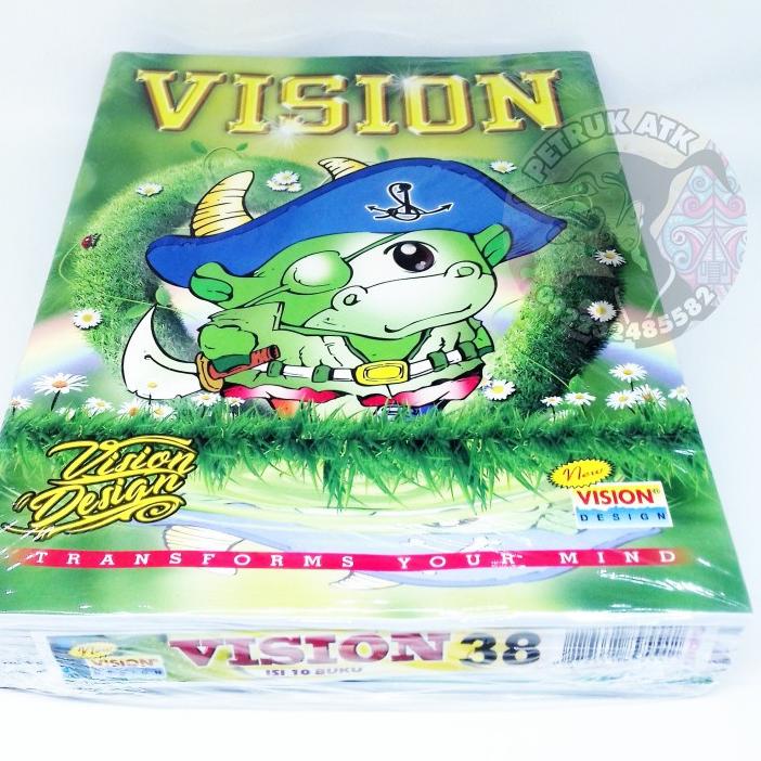 

PAK BUKU TULIS VISION ISI 38 LEMBAR 10 PCS 바