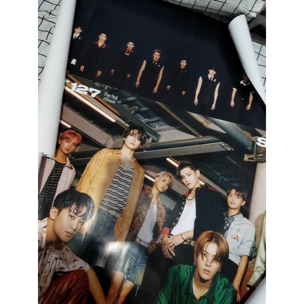 WTS ROLLED POSTER RP NCT 127 FAVORITE  CLASSIC STICKER SEOUL CITY