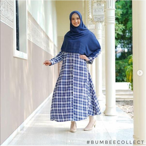 Tartan Dress - Bumbee_hijab