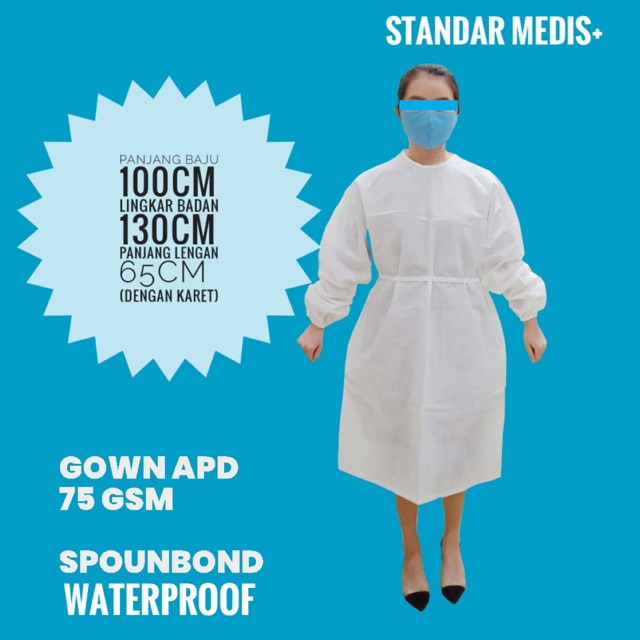 Baju medis APD GOWN / Surgical Gown / Disposable Gown / HAZMAT APD