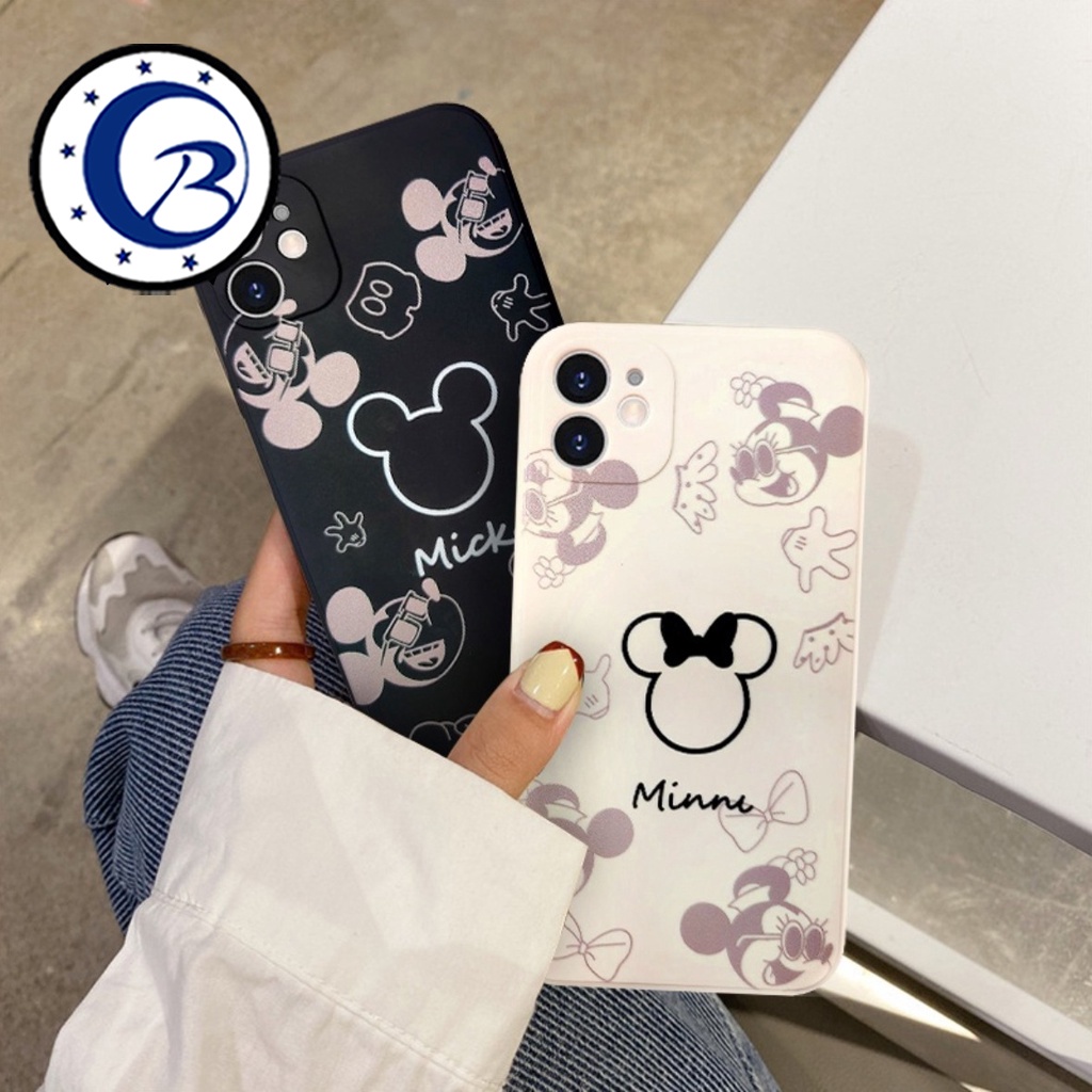 SOFTCASE PELINDUNG KAMERA LIQUID CANDY CASE MICKEY MINNIE MOUSE FOR TYPE SAMSUNG A2OS/A21S/A02/A02S/