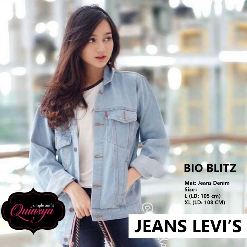JAKET JEANS LEVIS CEWEK