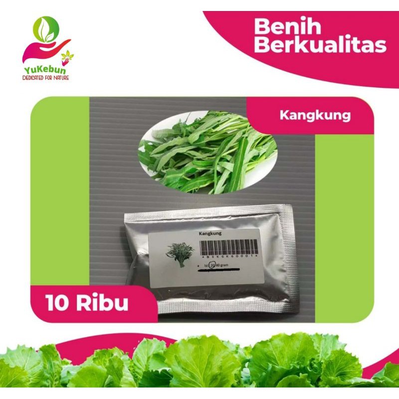 Benih Bibit Kangkung Isi 20 Gram Bergaransi
