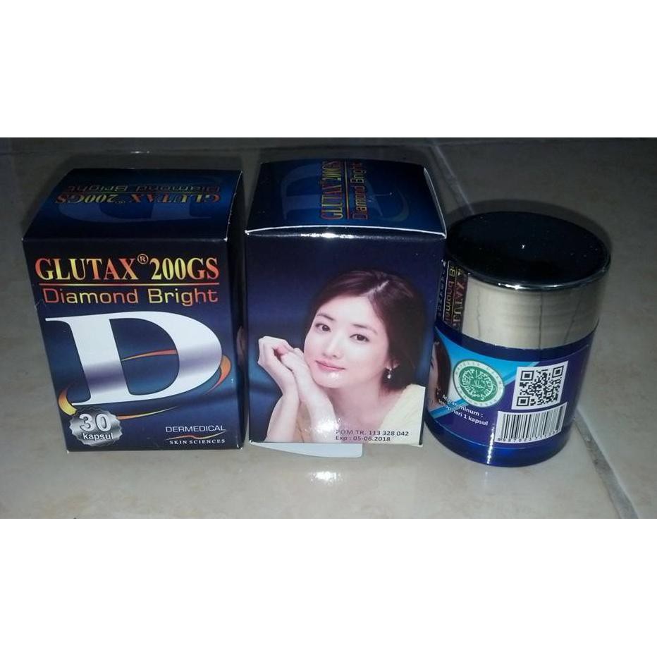 Diskon DIAMOND BRIGHT CAPSULE GLUTAX 200 GS / KAPSUL PIL PUTIH JK-ON72