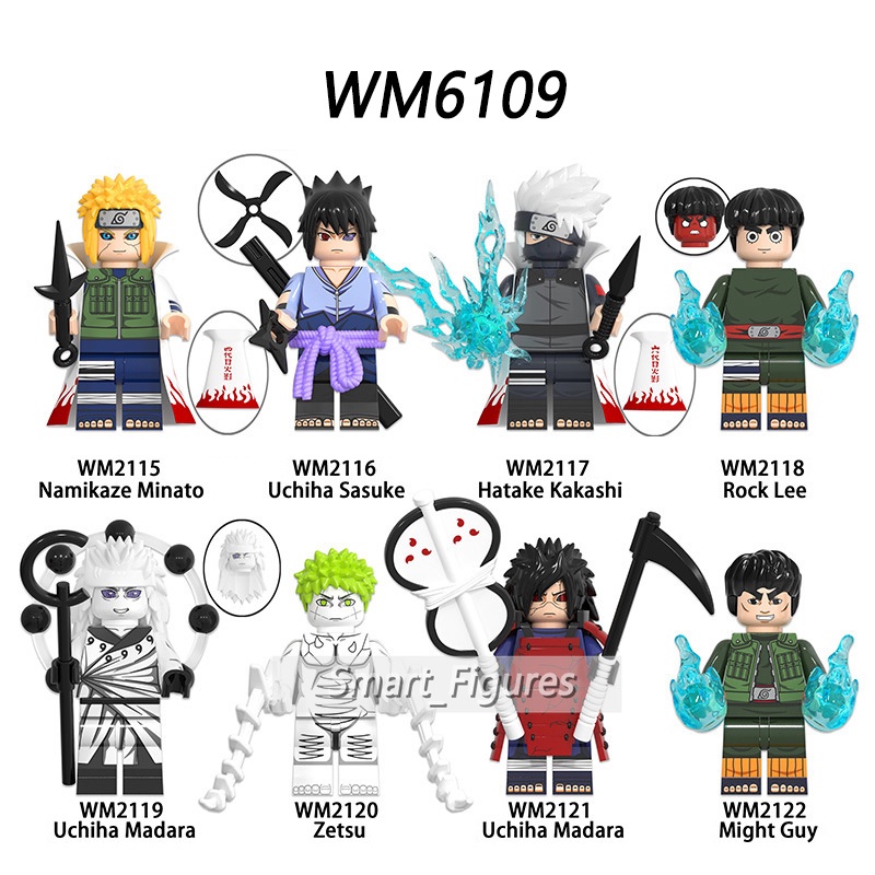 Action Figure Mini Naruto Might Guy Namikaze Minato Tsunade Jiraiya WM6105-6109 Untuk Koleksi