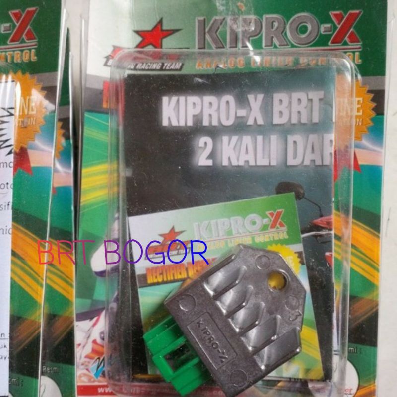 KIPROK BRT ALL TYPE JUPITER Z/REVO/(BAT SCOOPY SPACY KARBU) FU 150/SKYDRIVE/SPIN/SKYWAVE/BLADE SHOGUN 125/SMASH/FIZR VEGA(AC) CS1/ SUPRA FIT/XEON/MIO SPORTY/FINO/ KLX/CRF SUZUKY HAYATE SCORPIO/TIGER/GLPRO/MEGAPRO TDR KAWAHARA CLD ORIGINAL REGULATOR KIPROX