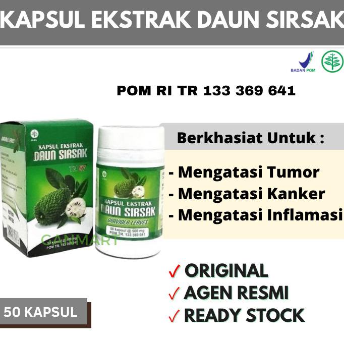 

Sale Kapsul Ekstrak Daun Sirsak Obat Herbal Anti Kanker Obat Tumor - BPOM /OBAT HERBAL ASAM URAT/OBAT HERBAL PELANGSING/OBAT HERBAL KOLESTEROL/OBAT HERBAL DIABETES