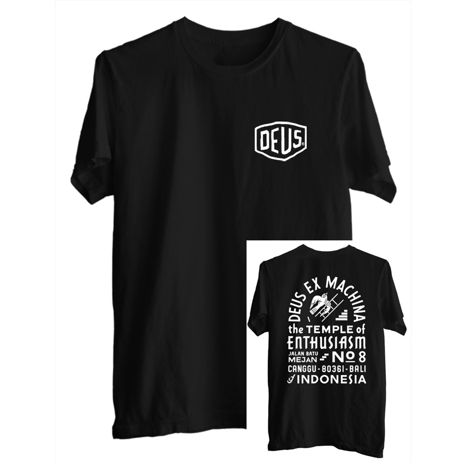 Kaos Deus Original 100% Distro Pria Lengan Pendek Murah Motor Custom Vintage Japstyle Ex Machina