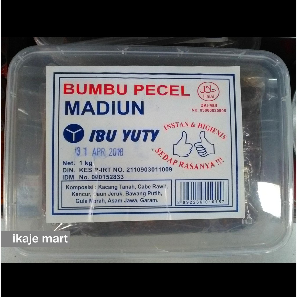 

Bumbu Pecel Madiun Ibu Yuty - 1Kg