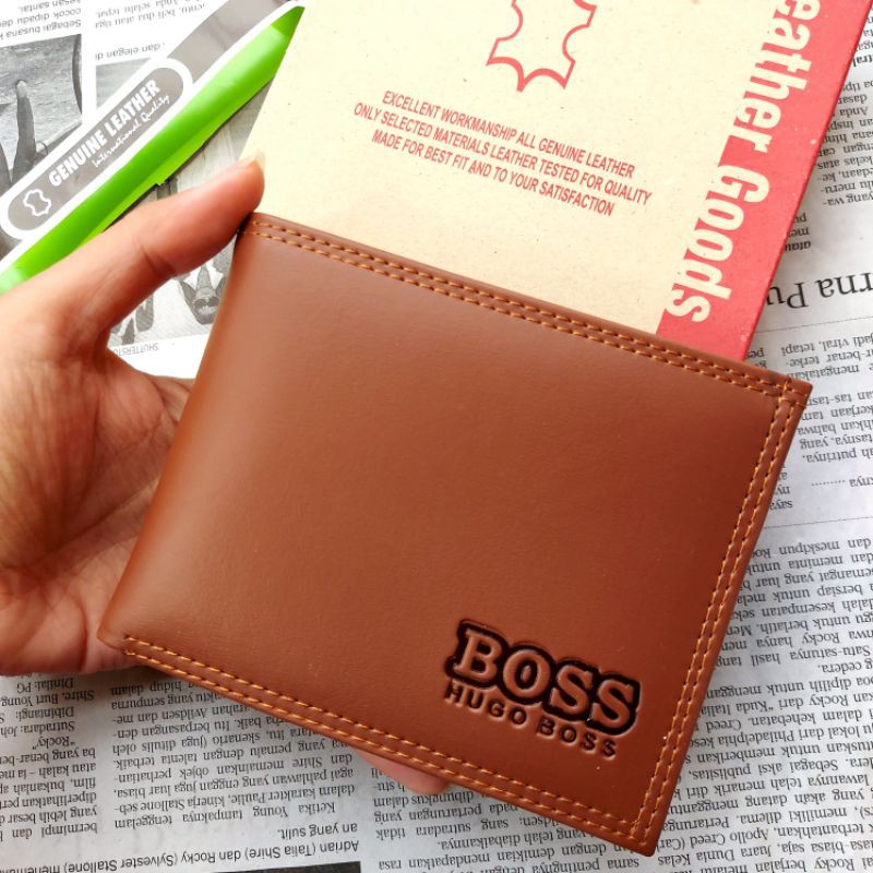 Dompet Pria Branded Tebal Model Lipat Dompet Cowok HucoBos