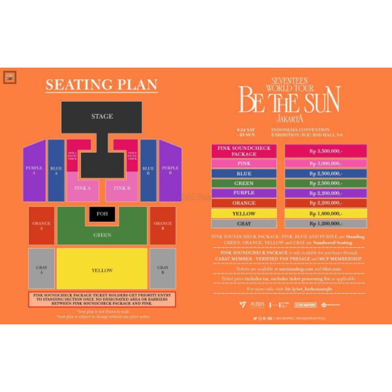 SEVENTEEN BE THE SUN JAKARTA