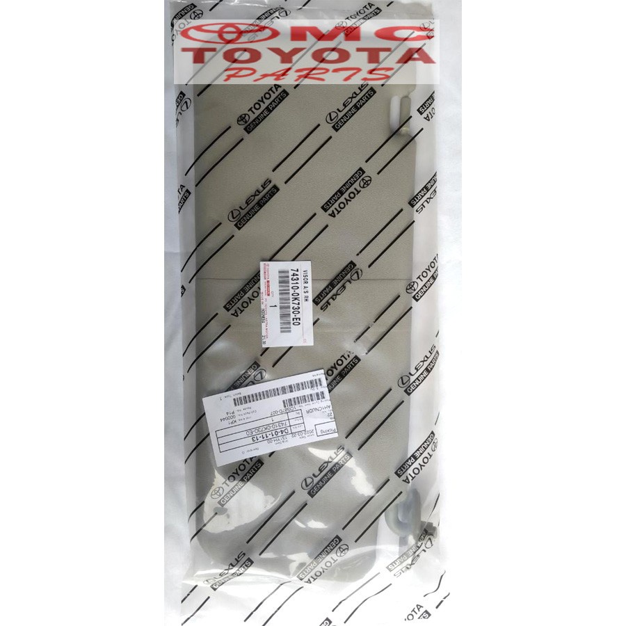 un Visor (Protector / Shade) / Tahanan Cahaya Innova 74310-0K730-E0