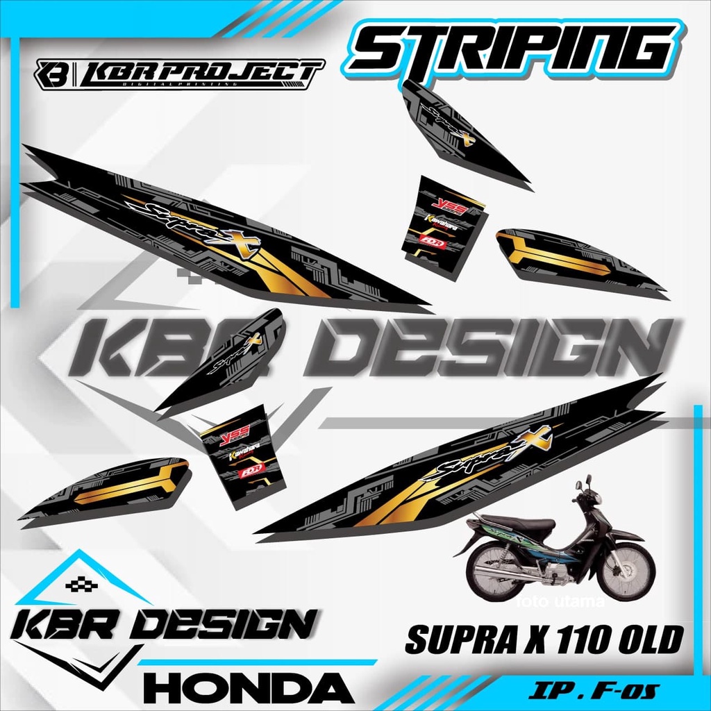 (COD) STICKER STRIPING GEAR 125 - STICKER STRIPING GEAR 125.05