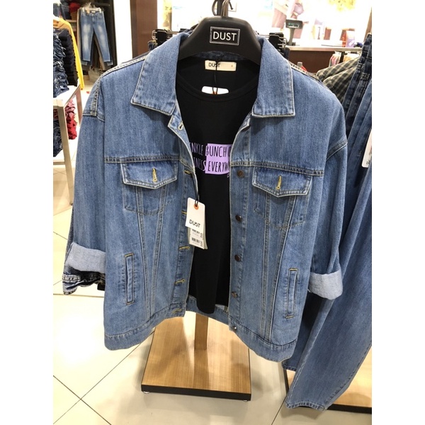 JAKET DENIM OVERSIZE DUST JEANS ORIGINAL 100%