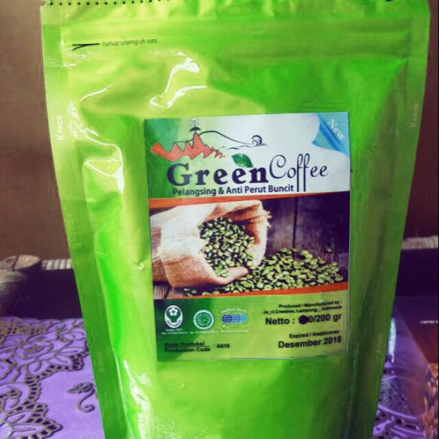 

green coffee lampung