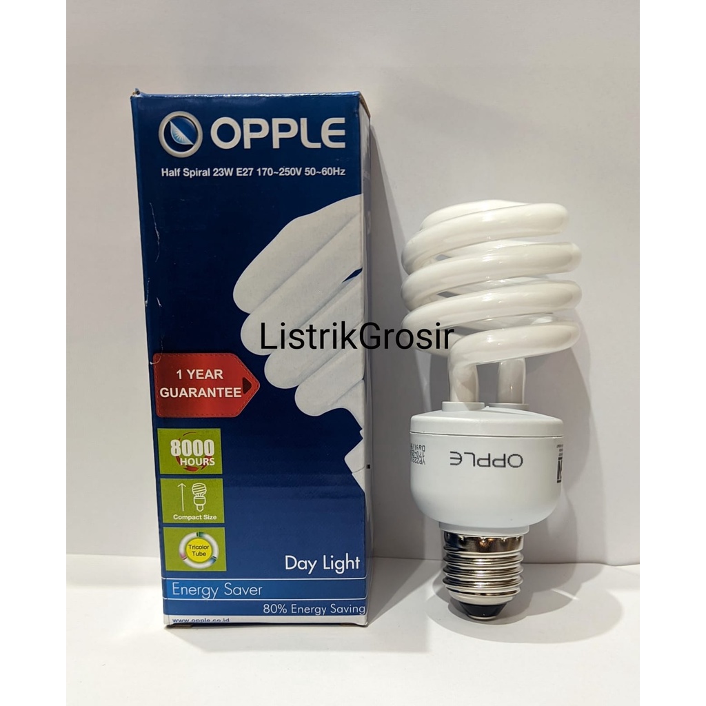 FLASH SALE Lampu OPPLE Spiral Tornado Helix 5w 12w 20w 23Watt 45 Watt OBRAL CUCI GUDANG