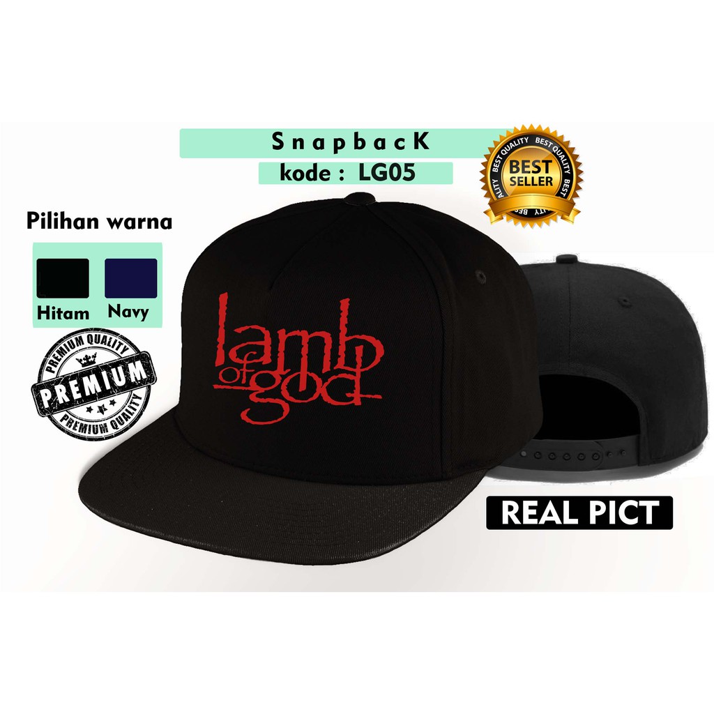 Topi lamb of god snapback Lg05