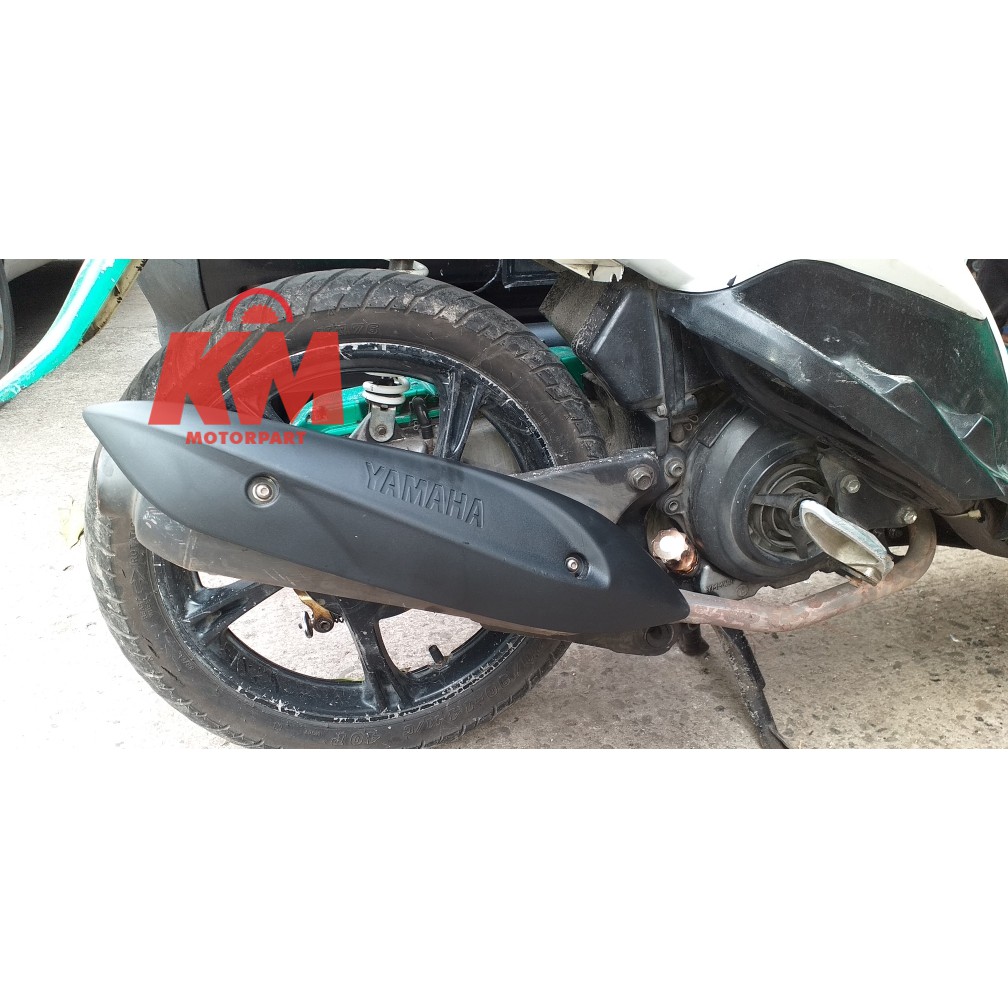 Tutup Cover Pelindung Knalpot Motor Yamaha MIO SPORTY MIO SOUL MIO SMILE Variasi Aksesoris Knalpot