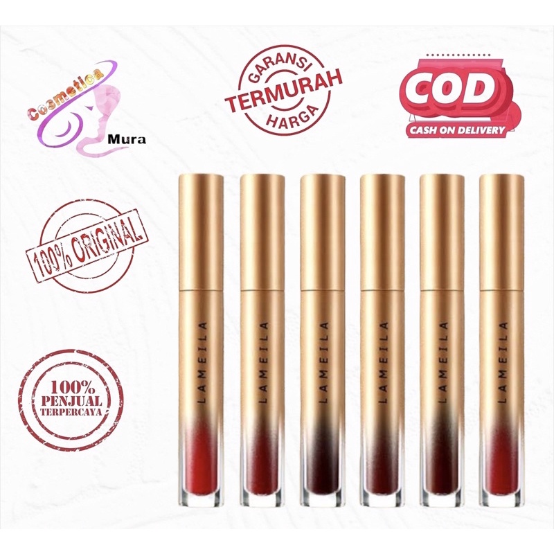 ** LAMEILA LIP GOLD **     lameila lip gold - lipcream matte GOLD lameila import