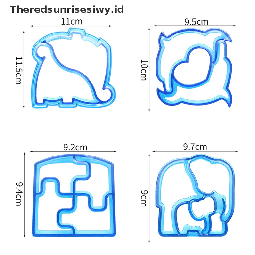 # Alat Rumah Tangga # Set Cetakan Pemotong Roti Panggang / Sandwich / Makanan Untuk Anak