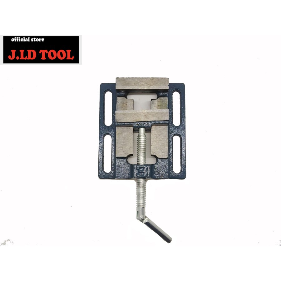 Catok Jepit Bor Duduk - Vise Table - Ragum 3 inchi By JLD Tools