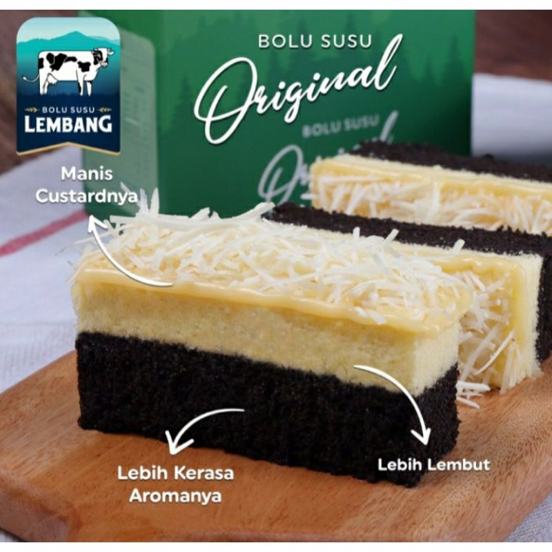 [KHUSUS P.JAWA] Paket Hemat Bolu Susu Lembang BSL rasa Original Coklat topping keju BSL bolu lembang Bandung asli best seller