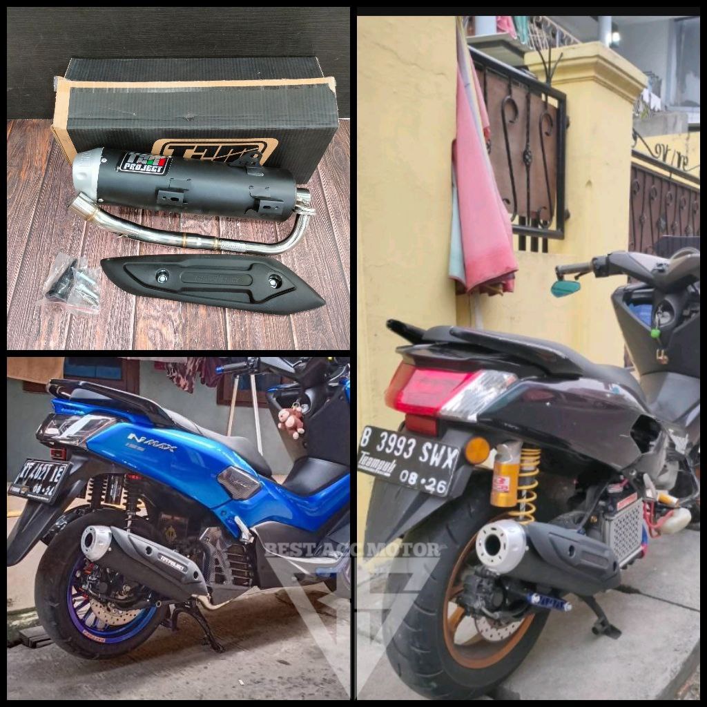 KNALPOT TZM PROJECT NMAX OLD KNALPOT STD NON SS PRO TZM PROJECT NMAX 150 2015 2016 2017 2018 2019