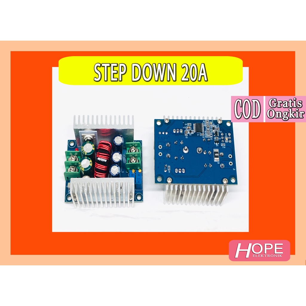 Modul Step Down 20A 300W DC-DC BUCK CONVERTER