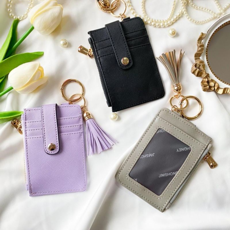 Niki Wallet Jims Honey Dompet Card Wanita Kecil Gantungan Kunci