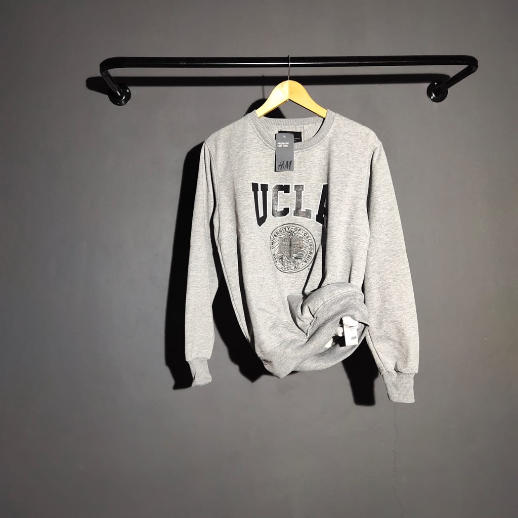 Crewneck Ucla Original Crewneck UCLA Sweater ucla hitam hijau abu abu crewneck ucla hnm UCLA