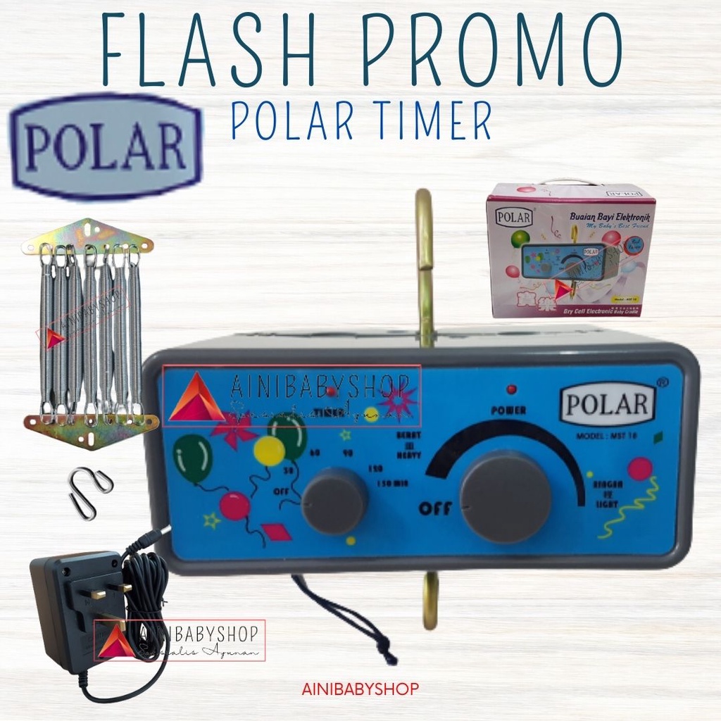 Mesin Polar Timer/MESIN AYUNAN ELEKTRIK BAYI Type TIMER#Ainibabyshop FLASH PROMO