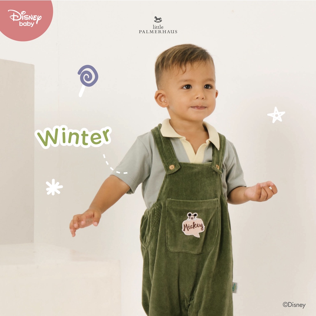 PROMO 7.7 PROMO BAJU LEBARAN LITTLE PALMERHAUS DISNEY OVERSIZED MICKEY POLO ATASAN ANAK ATASAN BAJU ANAK KAOS POLO 0 - 3 TAHUN