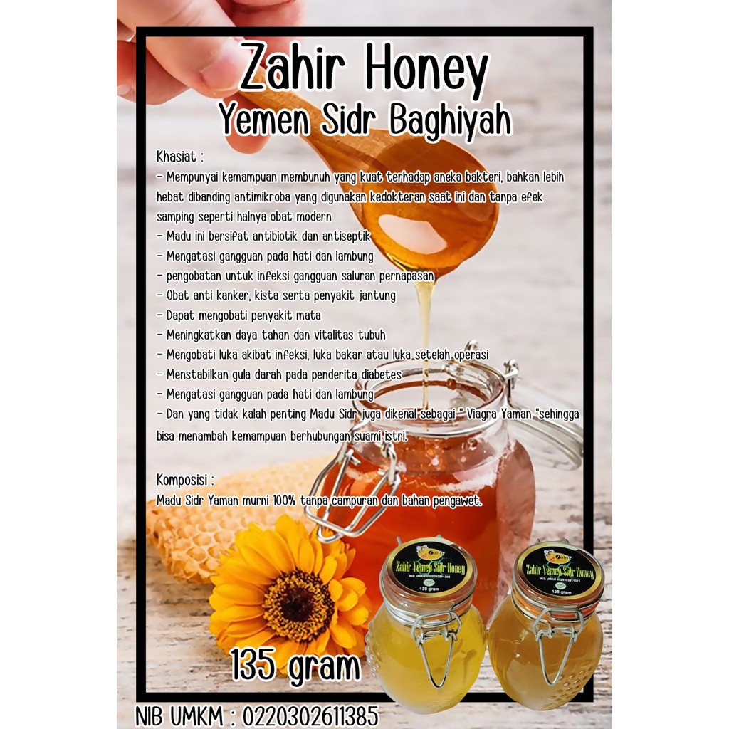 

Madu sidr Yaman / madu murni / madu sidr baghiyah