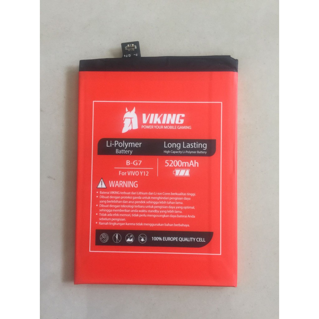 Baterai Double Power 5200mAh Viking Model Vivo Y12 Y15 Y17 B-G7 Batre DOUBLE POWER