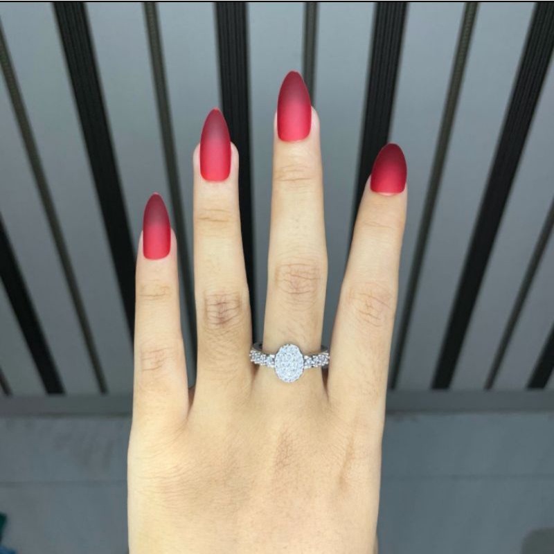 Cincin Titanium Silver Wanita Terbaru Anti Karat Anti Luntur