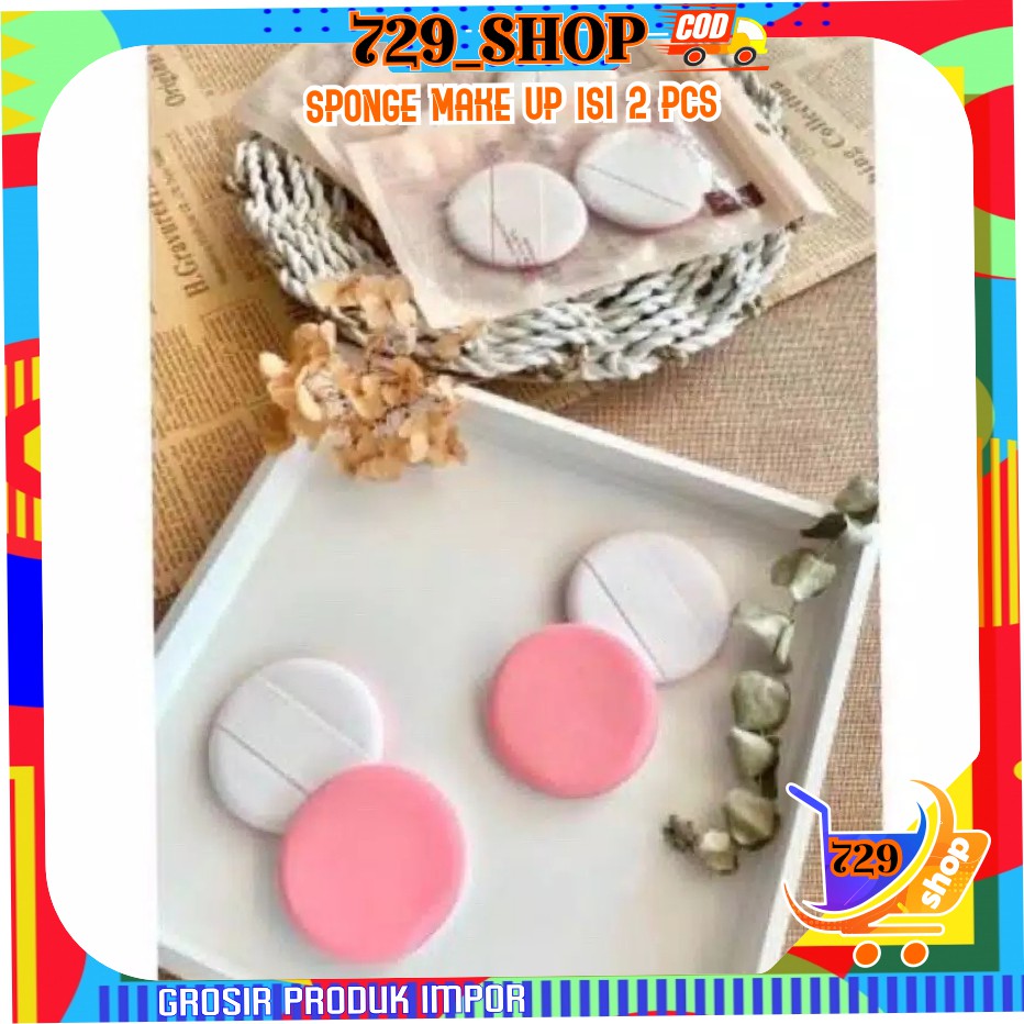 isi 1 &amp; 2 dan 3 Pcs SPONGE MAKE UP FUSHION KOREAN STYLE PREMIUM BEST SELLER