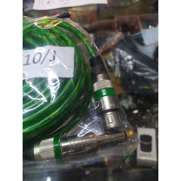Harga Murah kwalitas terbaik Kabel Mic Akai Canare isi 3 XLR To Akai mono - 10Meteruntuk sound syste