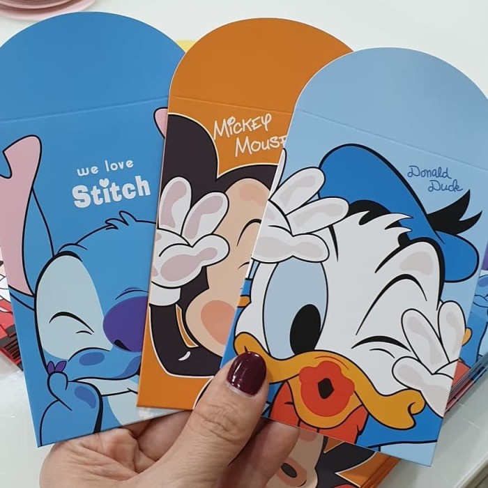 

Amplop Lebaran Angpao Lebaran Isi 6Pc Karakter Disney 078