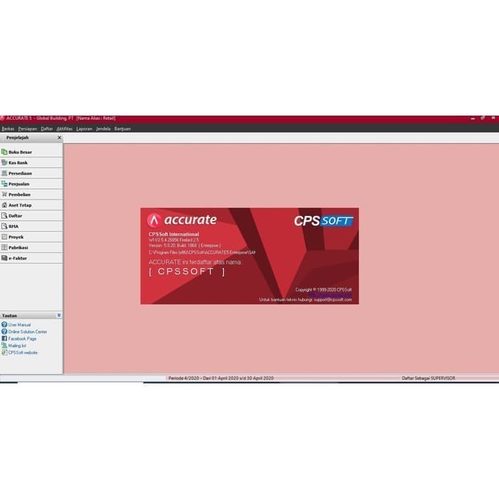 PROGRAM KEUANGAN UNTUK PENJUALAN/RAB/MANUFACTURE/JASA - KEYGEN Accurate 5 5.0.20.1868 Crack Accurate
