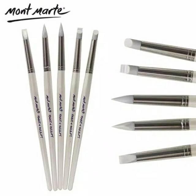 

Mont Marte Paint & Sculp Brushes 5P